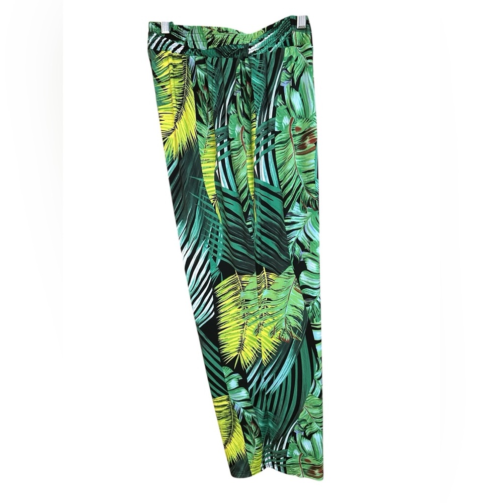Nygard Printed Elastic Waist Palazzo Pants
Green Yellow Colorway Preowned S XL - Picture 4 of 11